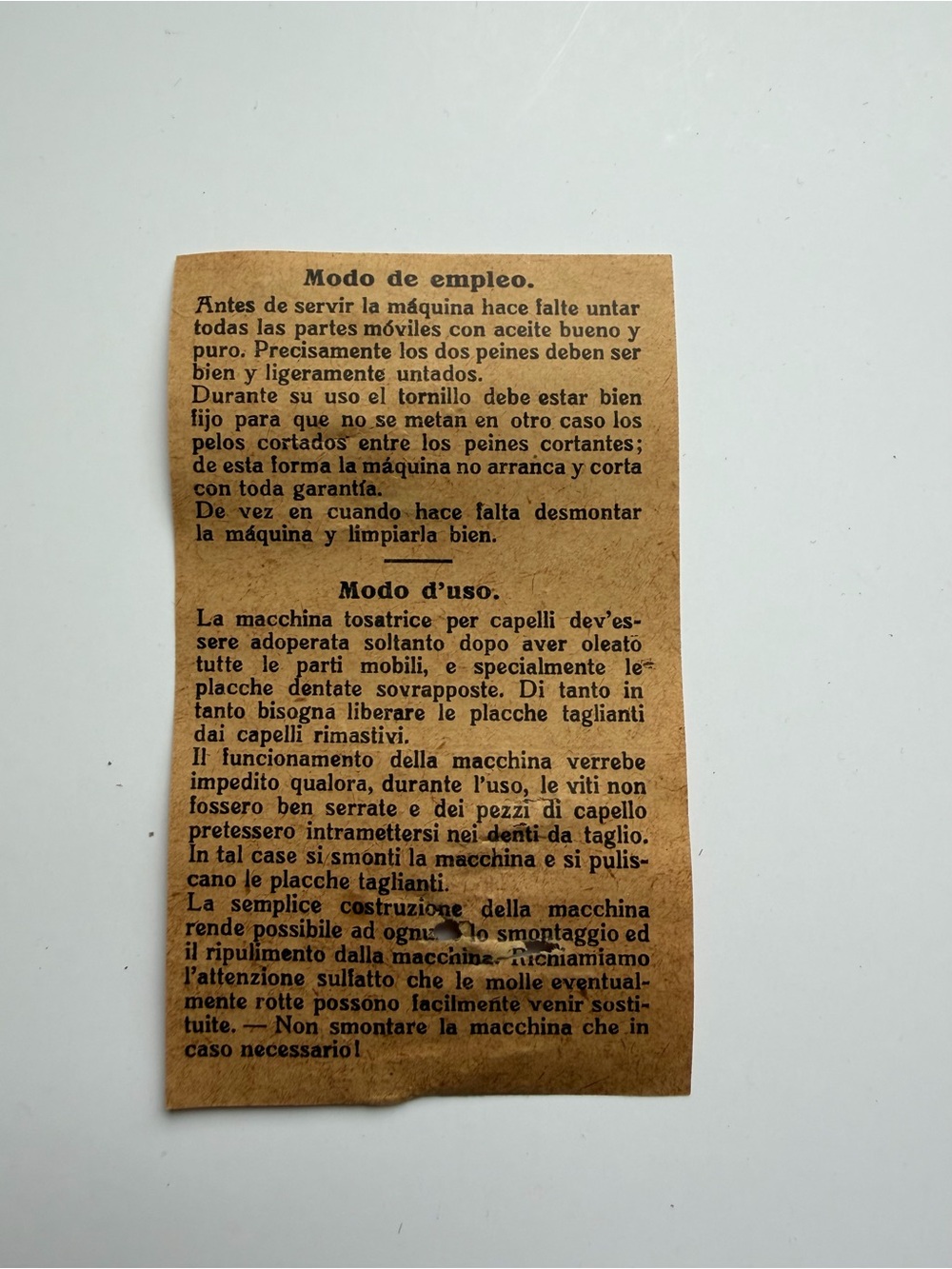 Vintage Marks Hair Clipper Made in Germany Original Box Extra Spring Instruction - Picture 8 of 16